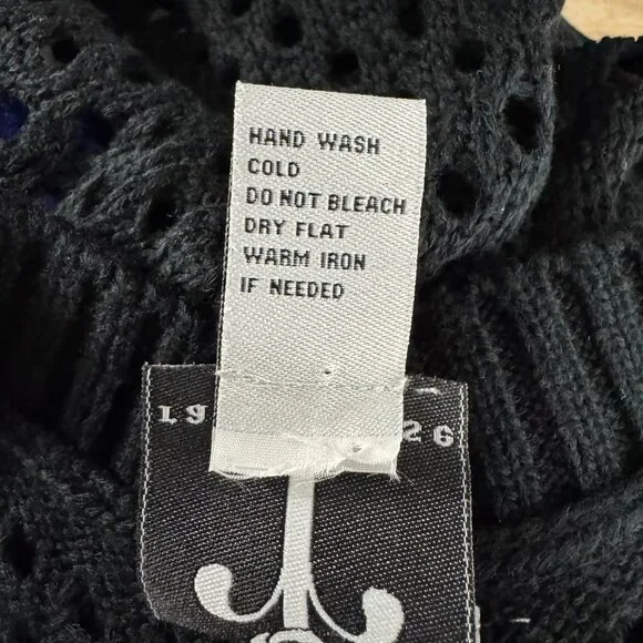 Rain‎ + Rose Granny Square Crochet Cardigan Sweater Medium Boho CJ-2292 - Picture 7 of 7